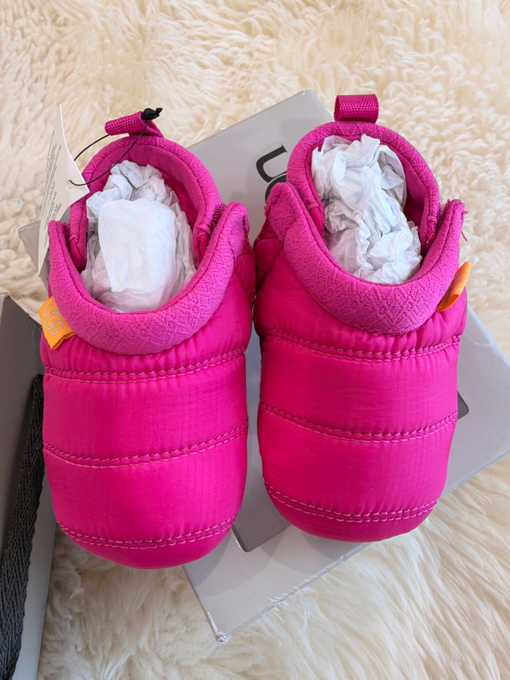 UGG Baby Hot Pink Tasman Boots Slippers